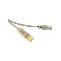 Патч-корд Hyperline PC-110-RJ45-2P-CX-1M-LSZH-GY, фото 