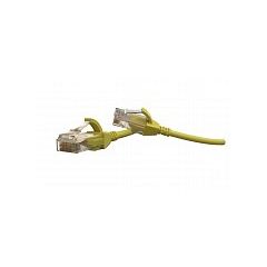 Патч-корд Hyperline PC-LPT-UTP-RJ45-RJ45-C6-1M-LSZH-YL, фото 