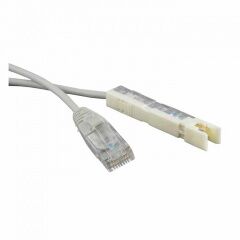 Патч-корд Hyperline PC-110-RJ45-1P-CX-1M-LSZH-GY, фото 