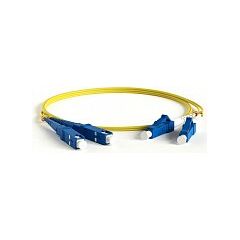 Патч-корд оптический Hyperline FC-S2-9-LC/UR-SC/AR-H-2M-LSZH-YL, фото 