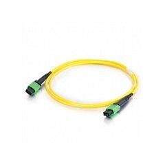Патч-корд оптический Hyperline FHD-MC3-9-MPOM12/AS-MPOM12/AS-B-15M-LSZH-YL, фото 