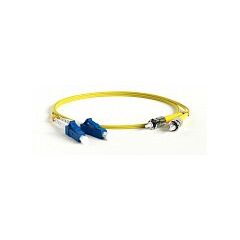 Патч-корд оптический Hyperline FC-S2-9-LC/UR-ST/UR-H-0.6M-LSZH-YL, фото 