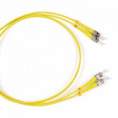 Патч-корд оптический Hyperline FC-D2-9-ST/UR-ST/UR-H-3M-LSZH-YL, фото 