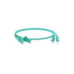 Патч-корд оптический Hyperline FC-D2-503-LC/PR-LC/PR-H-1.5M-LSZH-AQ, фото 