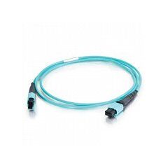 Патч-корд оптический Hyperline FHD-MC3-503-MPOF12/PS-MPOF12/PS-B-1M-LSZH-AQ, фото 