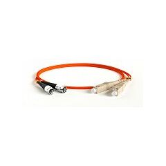 Патч-корд оптический Hyperline FC-D2-62-FC/PR-LC/PR-H-2M-LSZH-OR, фото 