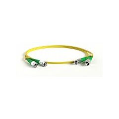 Патч-корд оптический Hyperline FC-D2-9-FC/AR-FC/AR-H-5M-LSZH-YL, фото 