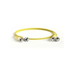 Патч-корд оптический Hyperline FC-D2-9-ST/UR-ST/UR-H-0.5M-LSZH-YL, фото 