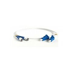 Патч-корд оптический Hyperline FC-D2-9A1-FC/UR-LC/UR-H-1M-LSZH-WH, фото 