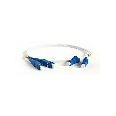 Патч-корд оптический Hyperline FC-D2-9A1-LC/UR-SC/UR-H-3M-LSZH-WH, фото 