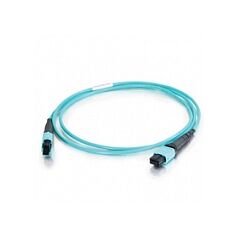 Патч-корд оптический Hyperline FHD-MC3-503-MPOM12/PS-MPOM12/PS-A-15M-LSZH-AQ, фото 