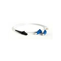 Патч-корд оптический Hyperline FC-D2-9A1-LC/UR-MTRJM/UR-H-5M-LSZH-WH, фото 