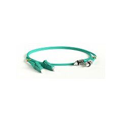 Патч-корд оптический Hyperline FC-D2-503-LC/PR-ST/PR-H-3M-LSZH-AQ, фото 