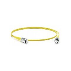 Патч-корд оптический Hyperline FC-S2-9-ST/UR-ST/UR-H-0.5M-LSZH-YL, фото 