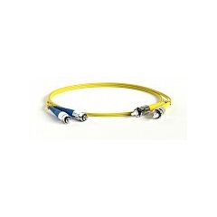 Патч-корд оптический Hyperline FC-D2-9-FC/UR-ST/UR-H-15M-LSZH-YL, фото 