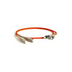 Патч-корд оптический Hyperline FC-D2-62-SC/PR-ST/PR-H-0.5M-LSZH-OR, фото 