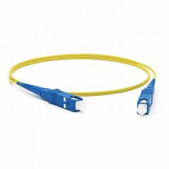 Патч-корд оптический Hyperline FC-S2-9-SC/UR-SC/UR-H-1M-LSZH-YL, фото 