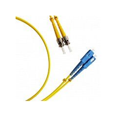 Патч-корд оптический Hyperline FC-D2-9-SC/UR-ST/UR-H-25M-LSZH-YL, фото 