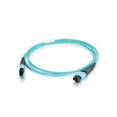 Патч-корд оптический Hyperline FHD-MC3-503-MPOF12/PS-MPOF12/PS-A-5M-LSZH-AQ, фото 