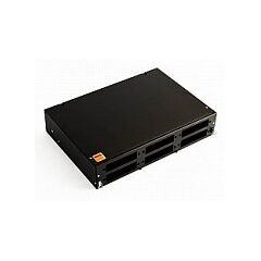 Бокс оптический Hyperline FO-19V-2U-6xSLT-W130H30-48UN-BK, фото 