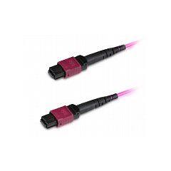 Патч-корд оптический Hyperline FHD-MC3-504-MPOF12/PS-MPOF12/PS-A-2M-LSZH-MG, фото 
