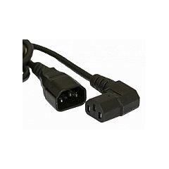 Кабель питания Hyperline PWC-IEC13A-IEC14-1.0-BK, фото 