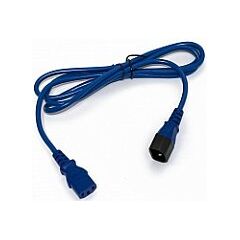 Кабель питания Hyperline PWC-IEC13-IEC14-5.0-BL, фото 