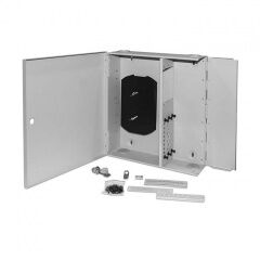 Бокс оптический Hyperline FO-WBX-6xSLT-W140H42-48UN-GY, фото 