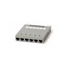Кассета Hyperline PPTR-CSS-1-6xRJ45-C6A-SH-STL, фото 