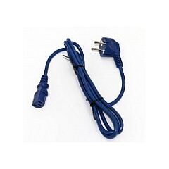 Кабель питания Hyperline PWC-IEC13-SHM-1.8-BL, фото 