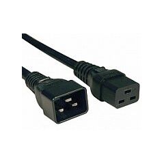 Кабель питания Hyperline PWC-IEC19-IEC20-1.0-BK, фото 