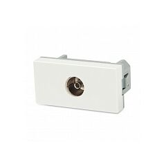 Модуль розетки Hyperline M45/2-PAL-WH, фото 