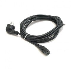 Кабель питания Hyperline PWC-IEC13-SHM-1.8-BK, фото 