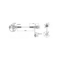 Патч-корд Hyperline PC-IE-LPM-STP-RJ45-RJ45-C6-5M-BK, фото 
