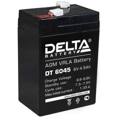Аккумулятор Delta DT 6045, фото 