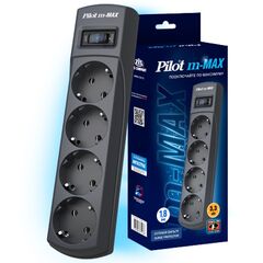 Сетевой фильтр ZIS Pilot m Max 4 розетки, Pilot m-Max 5M, фото 