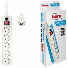 Сетевой фильтр Buro 500SH-10-W 10м, 500SH-10-W, фото 