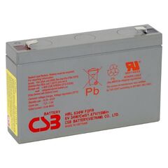 Аккумуляторная батарея CSB HRL 634W F2 6V/9Ah 7607, фото 