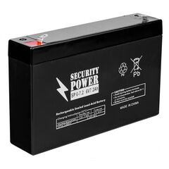 Аккумуляторная батарея Security Power SP 6-7,2 6V/7.2Ah 8125, фото 