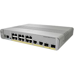Коммутатор Cisco C3560CX-12PD-S 12-PoE Управляемый 14-ports, WS-C3560CX-12PD-S, фото 