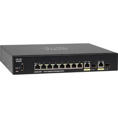 Коммутатор Cisco SG350-10MP 8-PoE Управляемый 10-ports, SG350-10MP-K9-EU, фото 