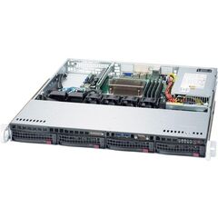 Серверная платформа Supermicro SuperServer 5019S-MT 4x3.5" 1U, SYS-5019S-MT, фото 
