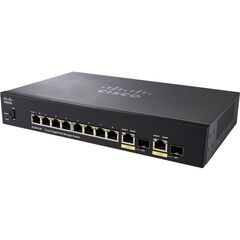 Коммутатор Cisco SG350-10P 8-PoE Управляемый 10-ports, SG350-10P-K9-EU, фото 