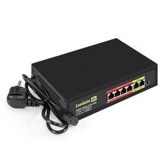 Коммутатор ExeGate EDES-1006D.4PoE-48W EX299020RUS, фото 