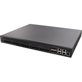 Коммутатор Cisco SX550X-24F Управляемый 24-ports, SX550X-24F-K9-EU, фото 