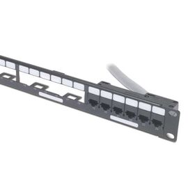 Патч-панель APC by Schneider Electric 24-ports Отверстия 1U, AR8451, фото 