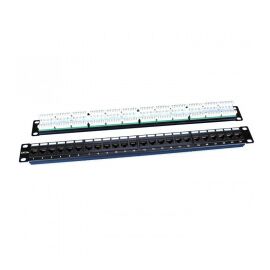 Патч-панель Hyperline 24-ports UTP RJ-45 1U, PP3-19-24-8P8C-C5E-110D, фото 