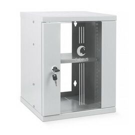 Cabeus WSC-8U Шкаф телекоммуникационный настенный 10" 8U 326x300x405mm (ШхГхВ) дверь стекло, фото 