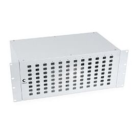 Cabeus FO-19-96SC Кросс бокс оптический 19" на 96 SC (LC duplex) со сплайс-кассетой и КДЗС, фото 