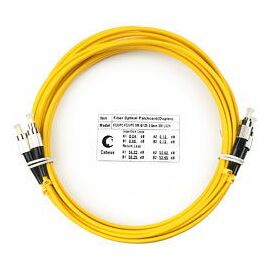 Cabeus FOP(d)-9-FC-FC-7m Шнур оптический duplex FC-FC 9/125 sm 7м LSZH, фото 
